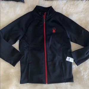 Spyder boys sweater zip up Large (14-16) NWT